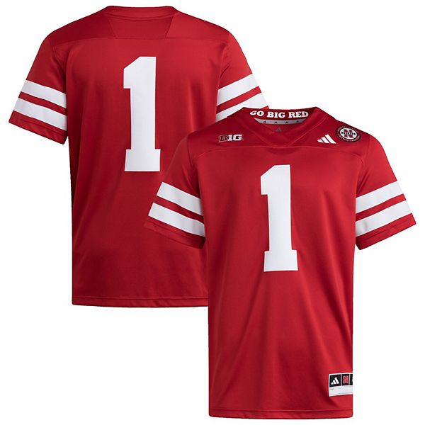 

Мужская футболка Nebraska Huskers Premier scarlet Adidas