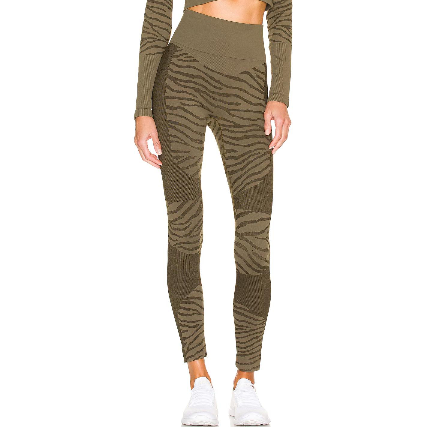 

Stella McCartney Collaboration ASMC TPR Revolve Леггинсы Женские Зеленые Коричневые Adidas