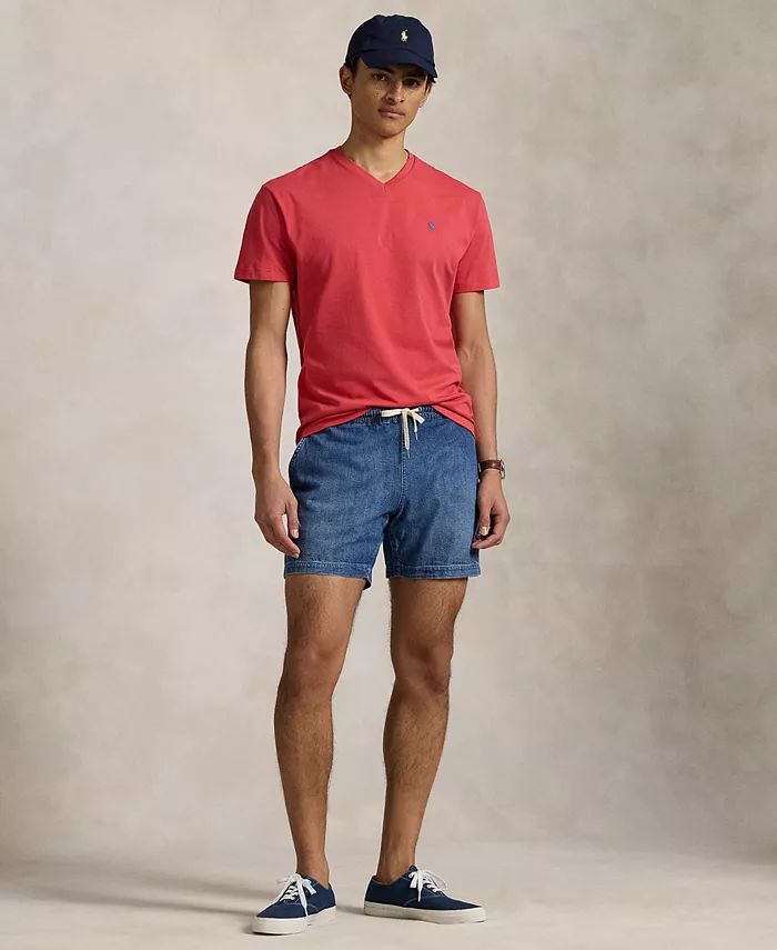 

Мужская футболка с V-образным вырезом Classic-Fit Polo Ralph Lauren, красный