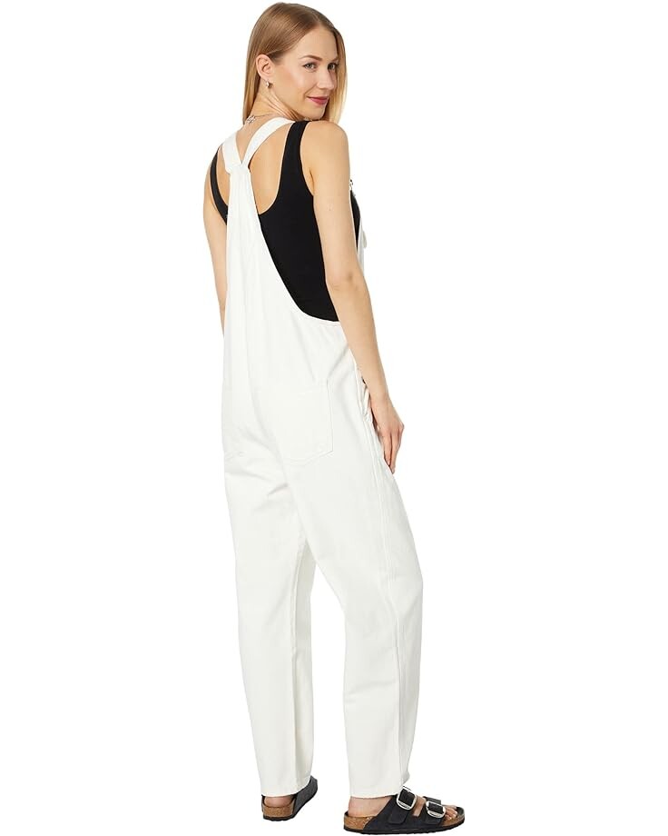 

Брюки Lucky Brand Denim Overalls, цвет Spring White