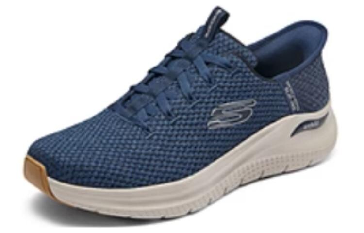 Кроссовки мужские низкие синие Skechers — фото 3