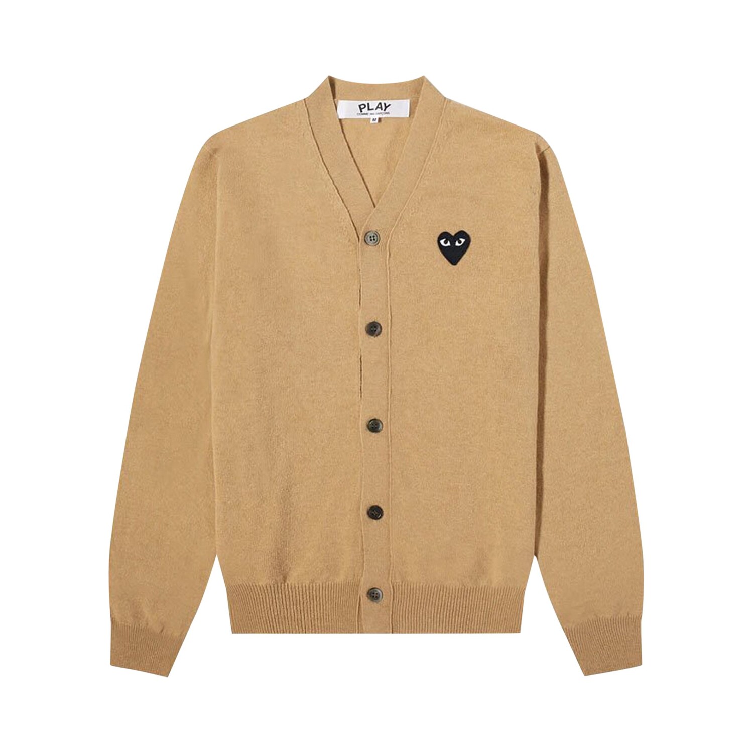 

Шерстяной кардиган Comme des Garçons PLAY Heart, цвет Бежевый
