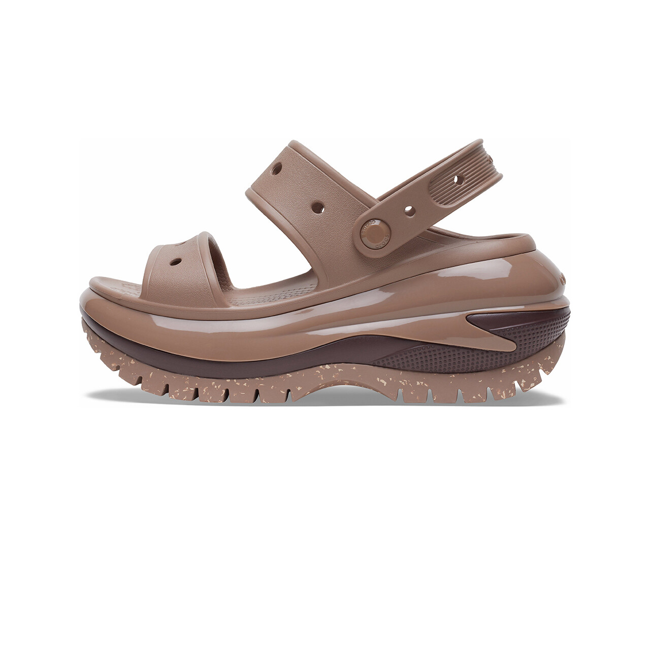 Пляжные сандалии женские латте Crocs, цвет Latte