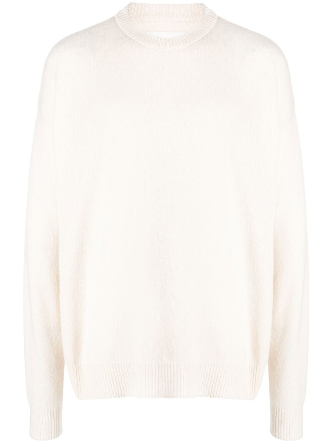 

Jil Sander кашемировый джемпер с круглым вырезом, нейтральный цвет