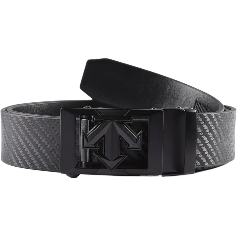 

DESCENTE Кожаный мужской ремень разноцветный, Black