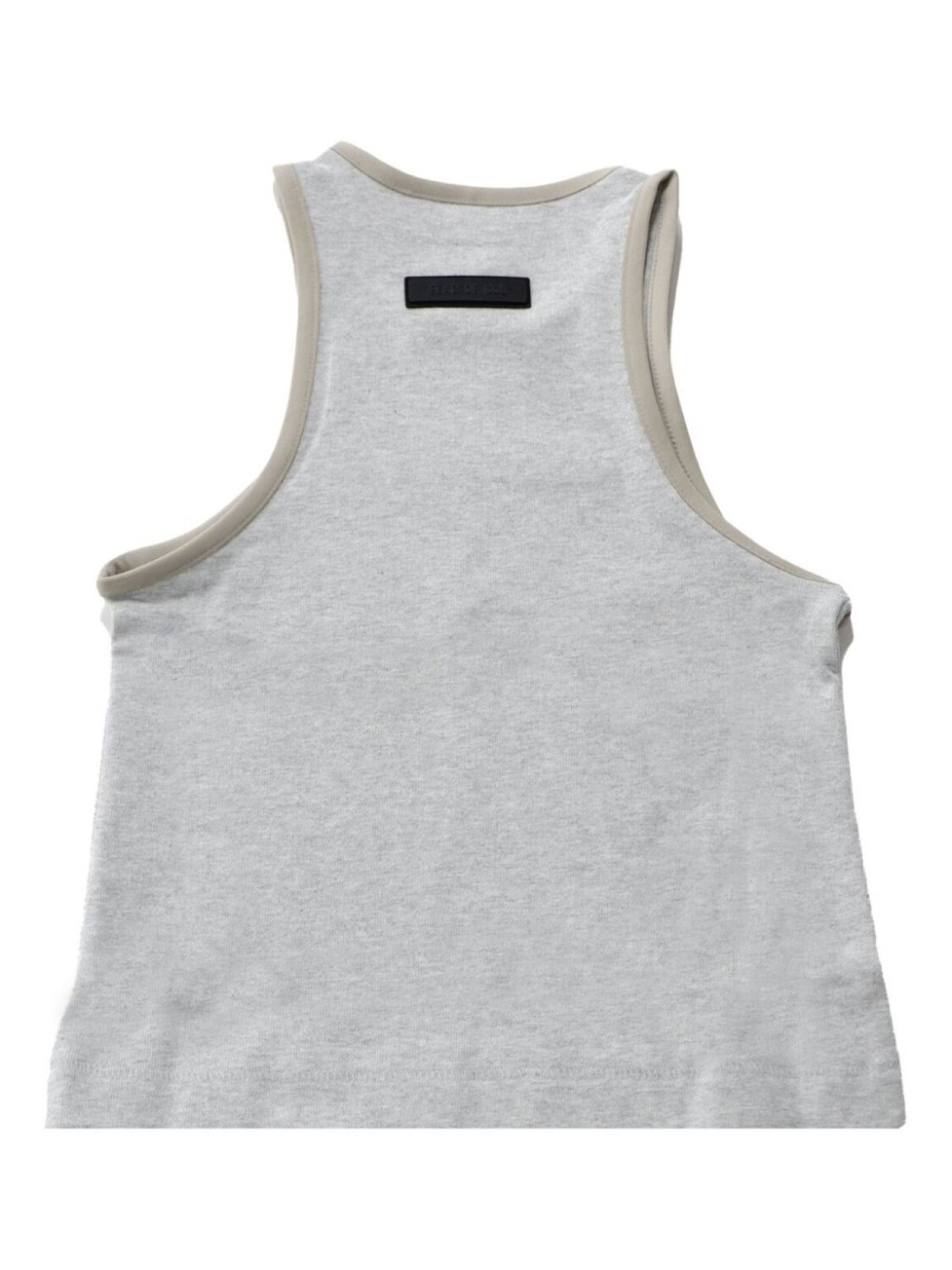 

FEAR OF GOD ESSENTIALS KIDS топ с нашивкой-логотипом, серый