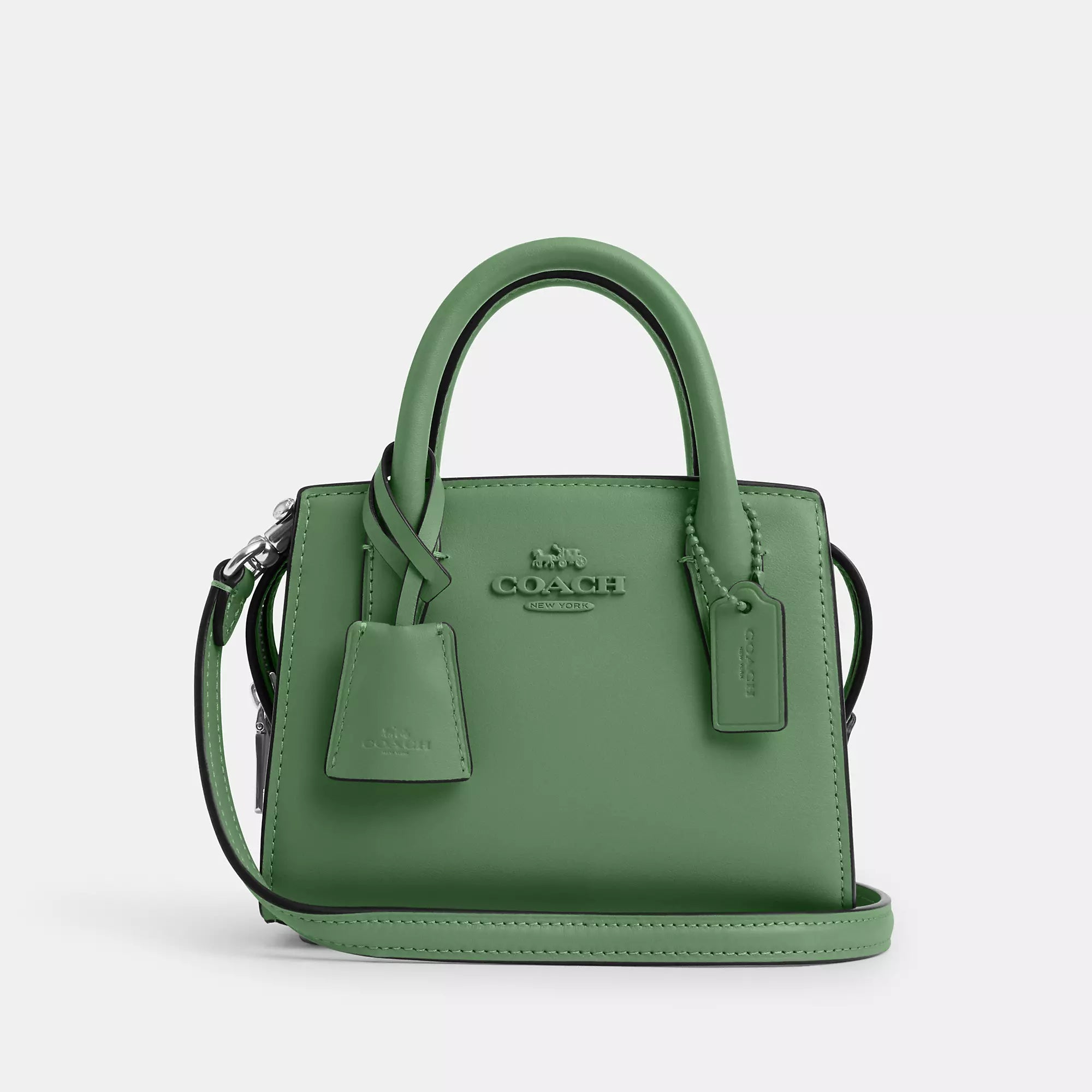 

Мини-рюкзак для автобусов Andrea Coach Outlet, цвет Silver/Soft Green