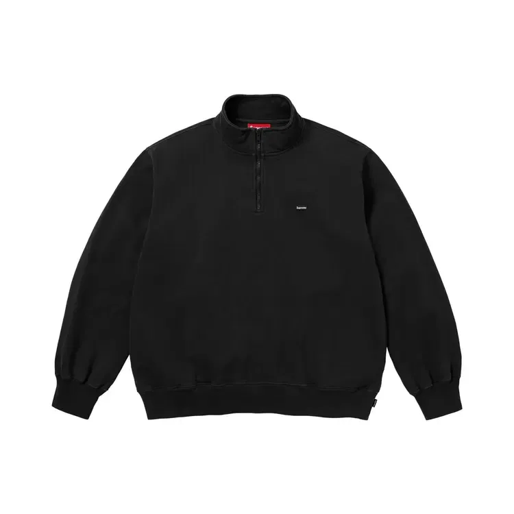 Пуловер Supreme Small Box Half Zip, черный