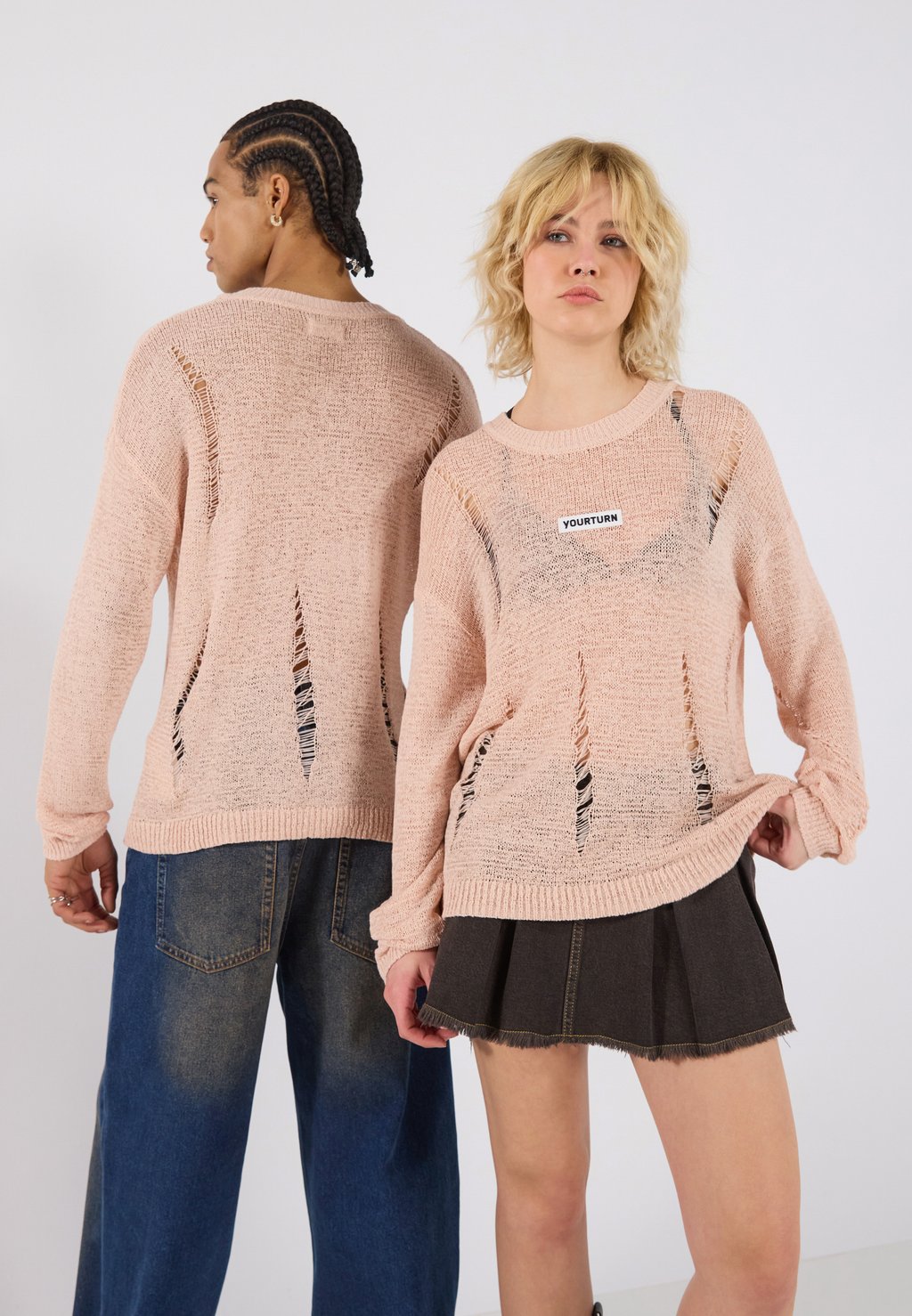 

Джемпер UNISEX YOURTURN, светло-розовый