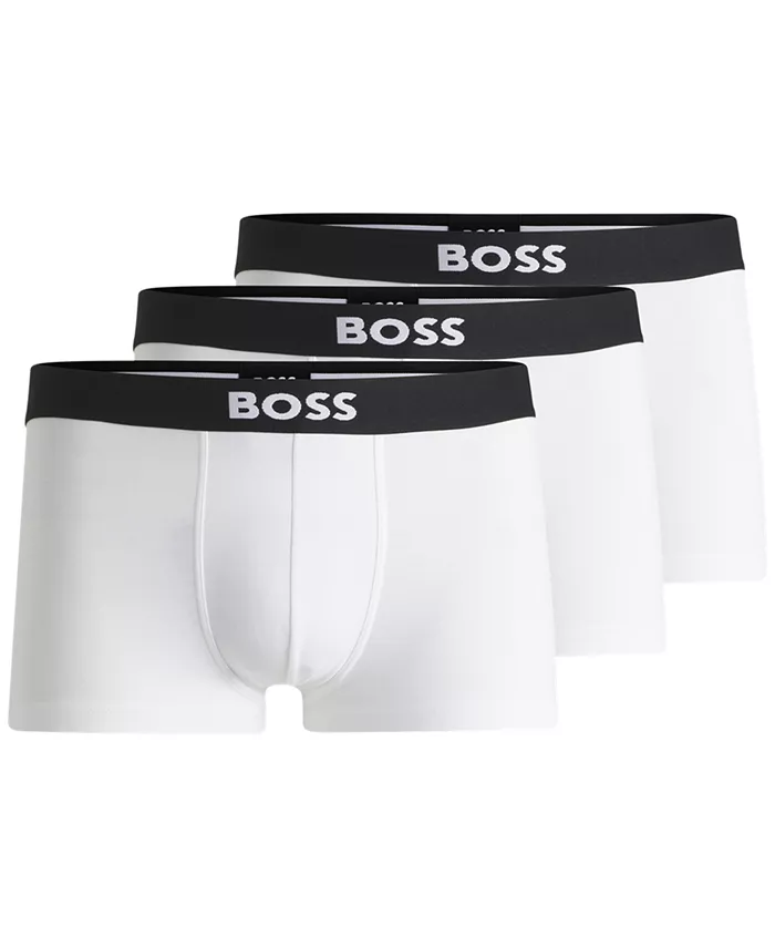 

Мужские трусы Icon Trunks, 3 шт Hugo Boss, белый