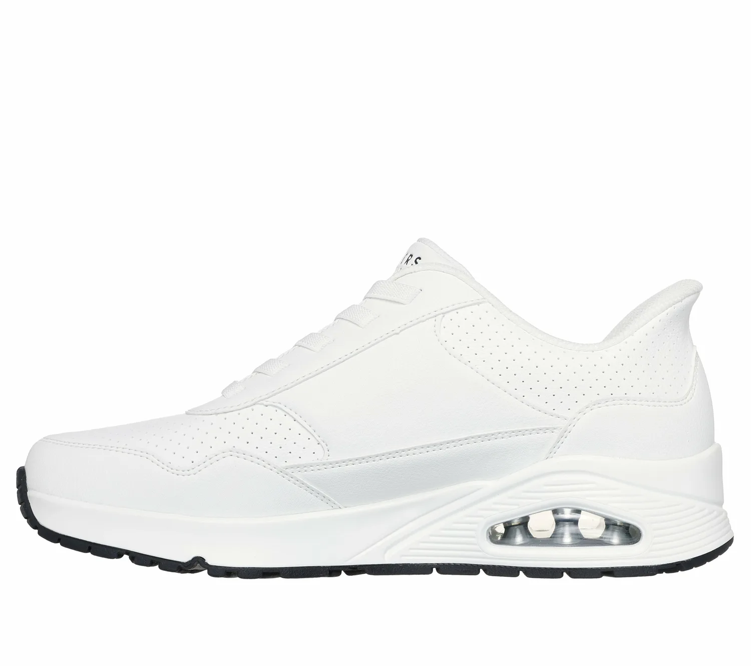 Слипоны: Uno - Banksia Lux Wide Skechers, WHT — фото 4