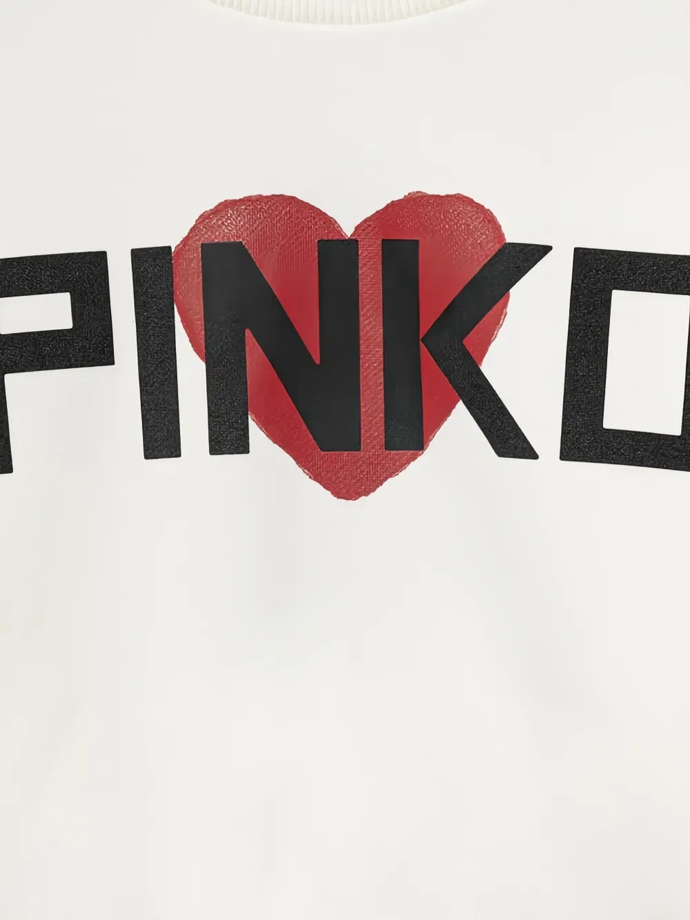 Толстовка с принтом в виде сердца Pinko Kids, белый — фото 3