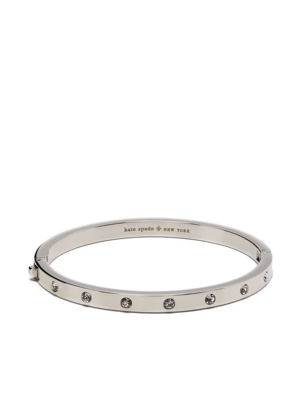 

Браслет с камнями Kate Spade, серебяный