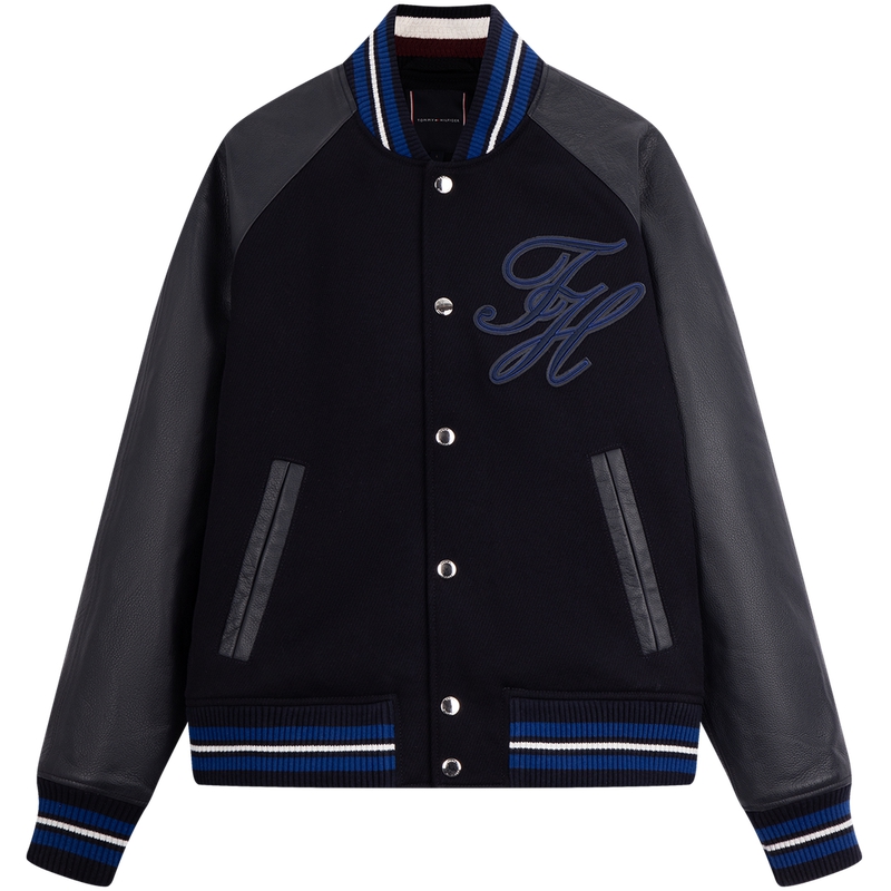 

Tommy Hilfiger Бейсбольная куртка мужская, Navy Blue DW5