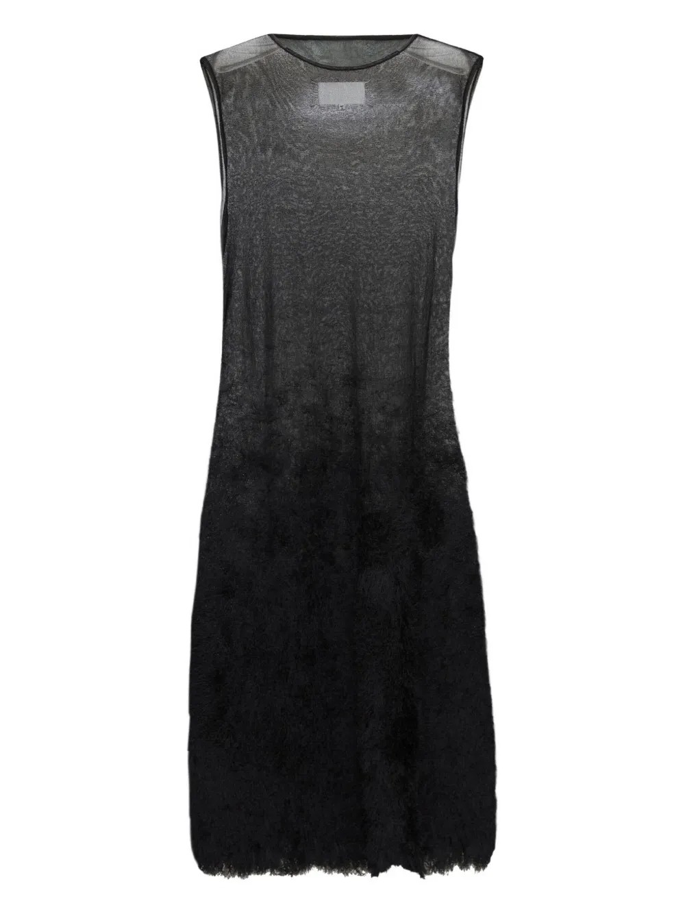 

Платье миди без рукавов MAISON MARGIELA, черный