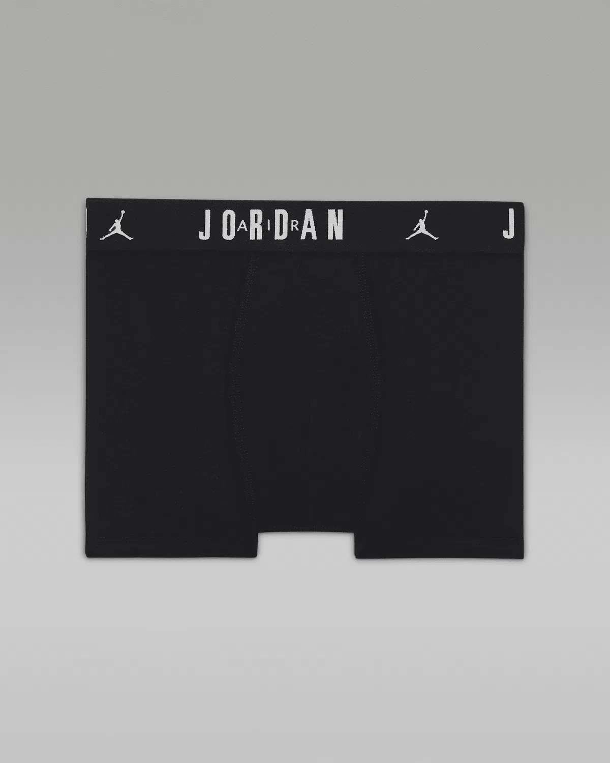 Детские хлопковые боксеры Big Kids' Cotton Core Boxer Briefs (3-Pack) Jordan, Black — фото 2