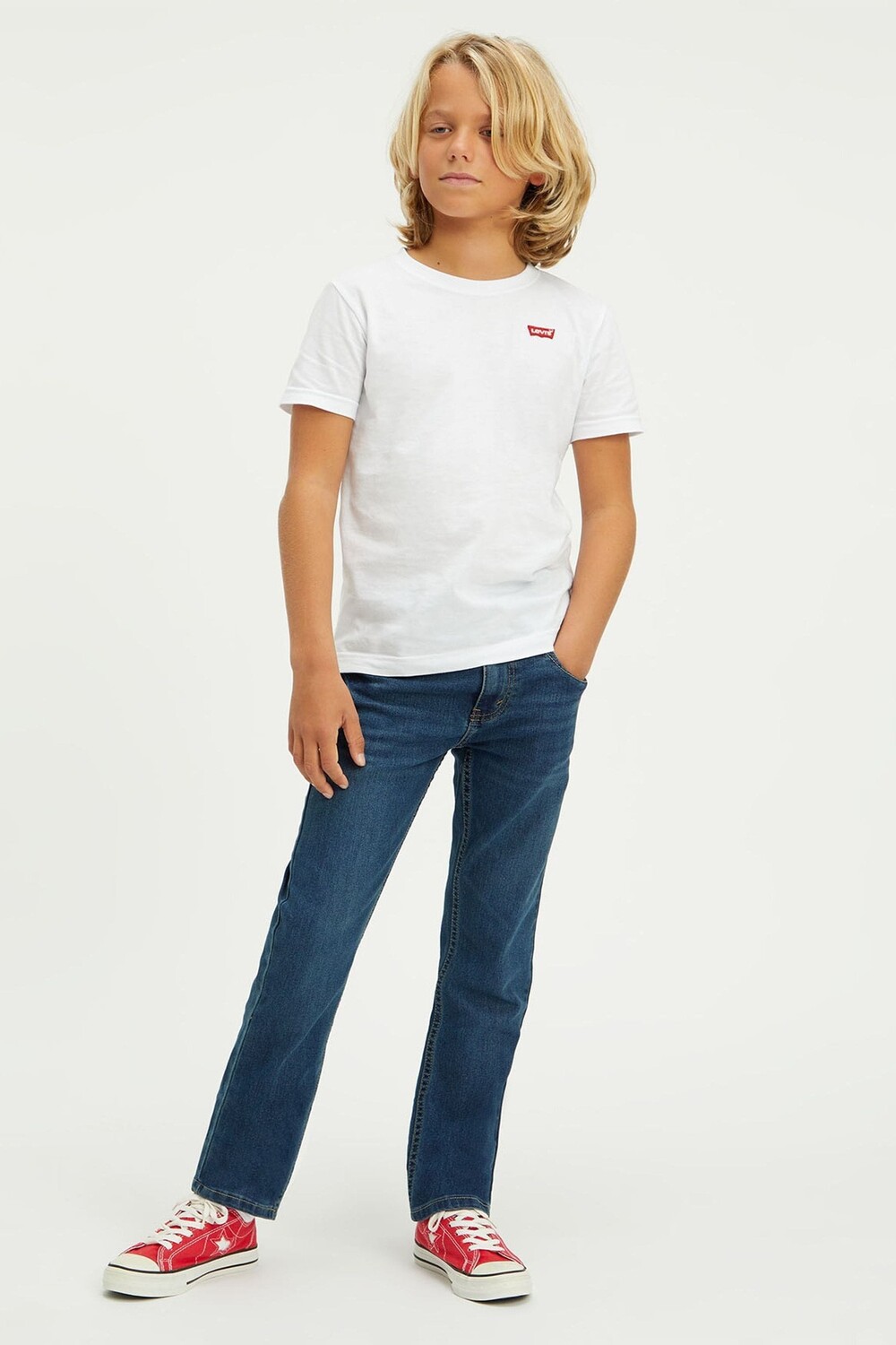 

Комплект из детских джинсов приталенного кроя 511 Levi's, синий