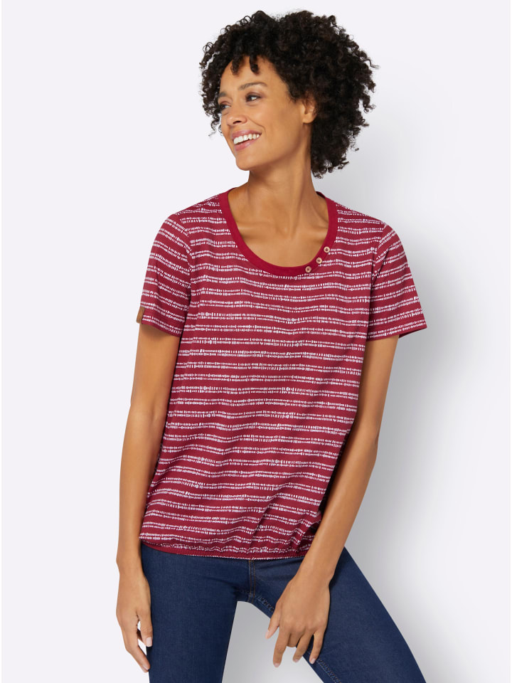 

Рубашка с короткими рукавами с принтом вишневого и белого цветов WITT WEIDEN