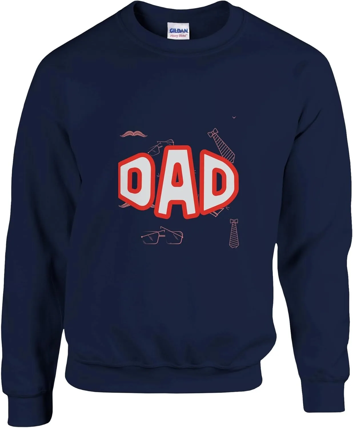 

Классический унисекс свитшот с круглым вырезом | Dad/Comfort Fit