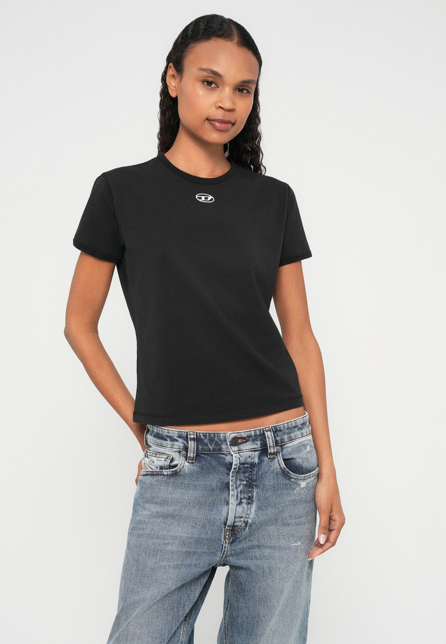 Футболка Diesel Basic T-shirt, Black — фото 4
