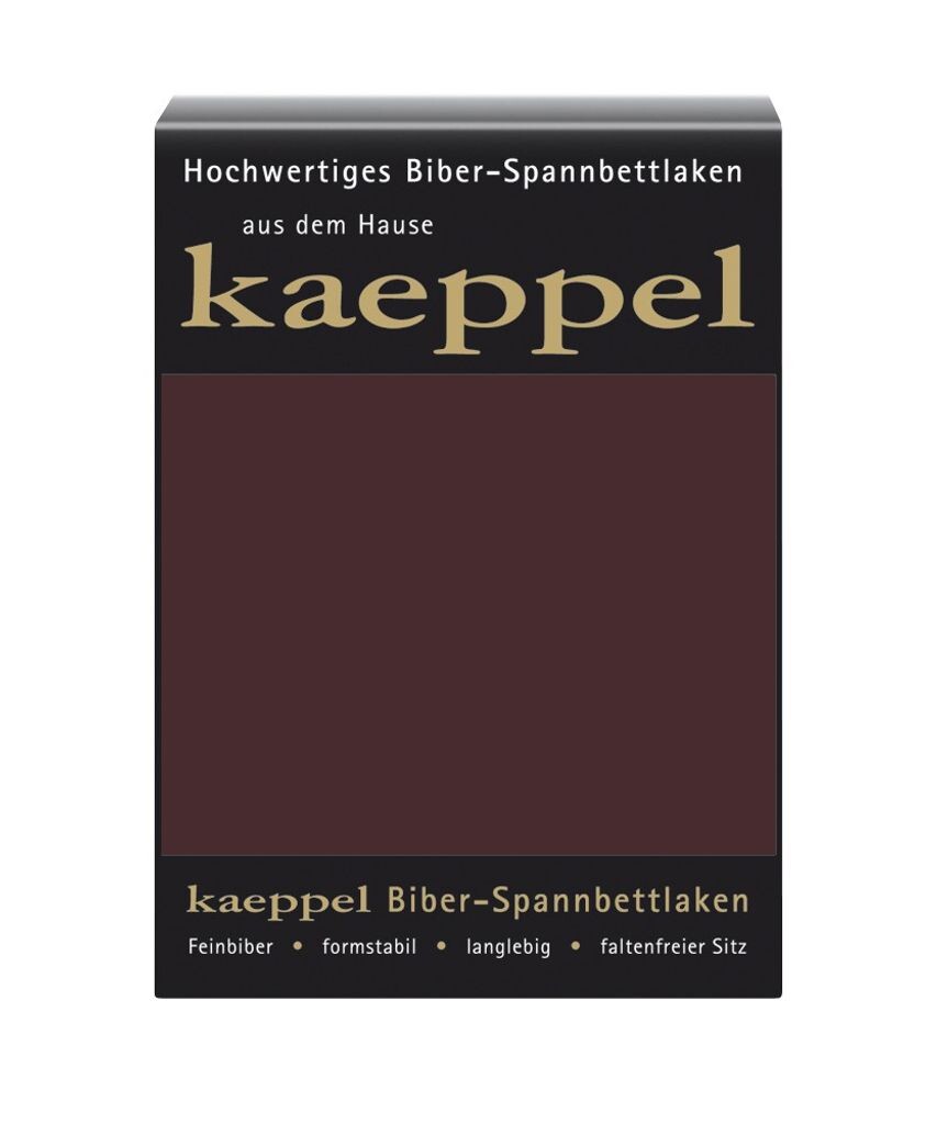 

Простыня Kaeppel Biber 140-160 x 200 см, простыня 14 цветов однотонная, цвет: нуга