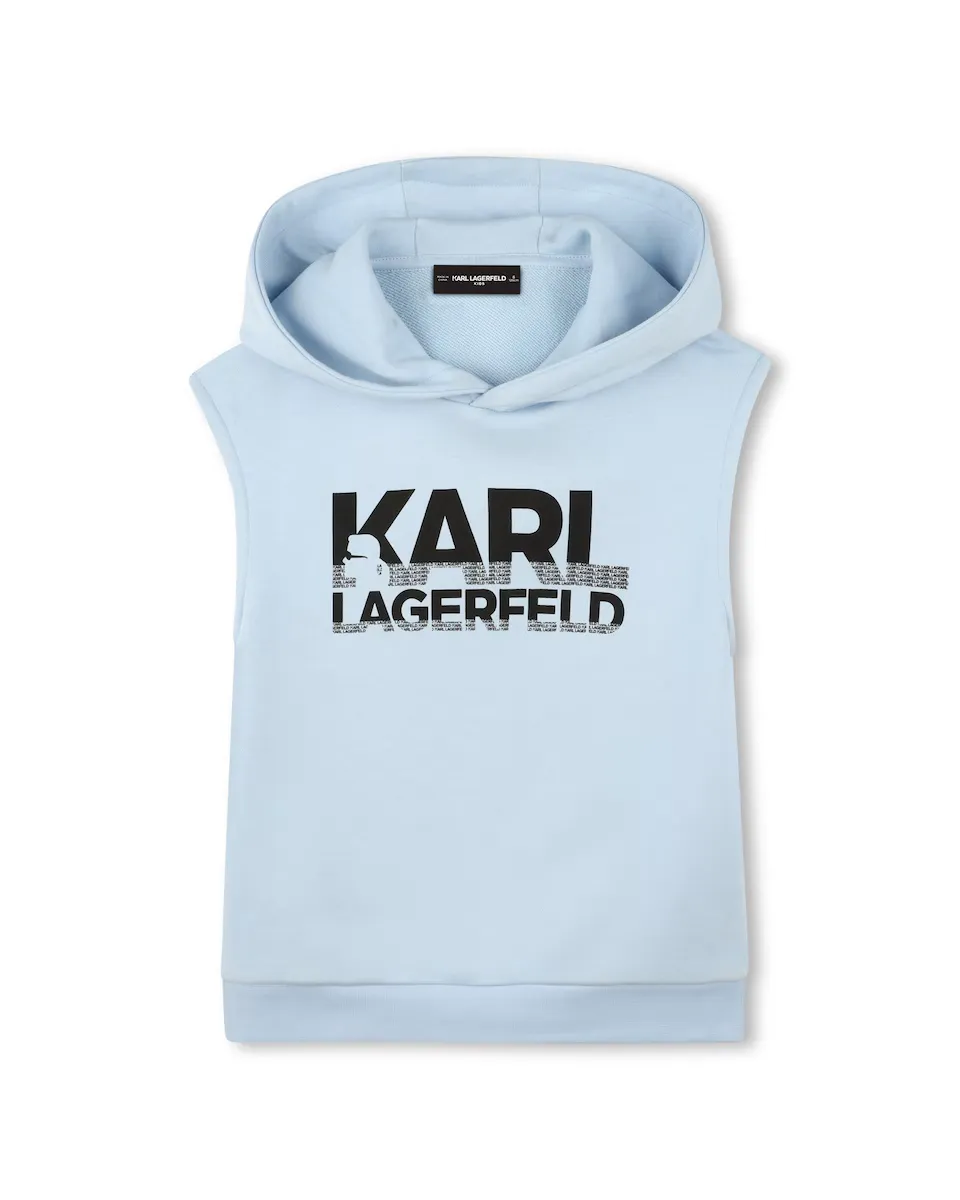 

Толстовка без рукавов для мальчика Karl Lagerfeld Kids, голубой