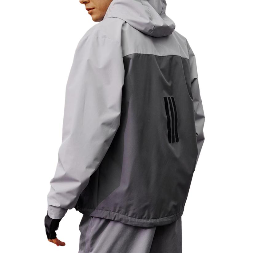 Adidas Куртка мужская серая/серо-зеленая, Gray/Gray Green — фото 3