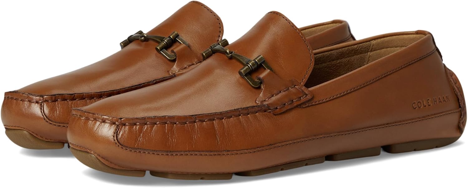 Мужские туфли Cole Haan - Лоферы Wyatt Bit Driving Style, British Tan — фото 2