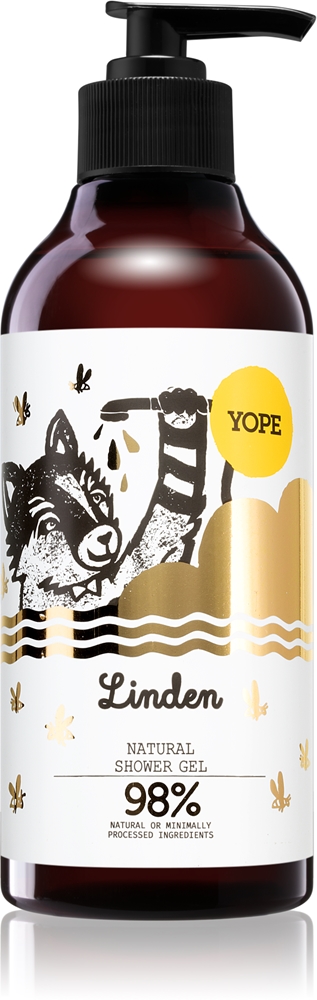 

Гель для душа с экстрактом липы, благоприятный для кожи Yope, 400 мл