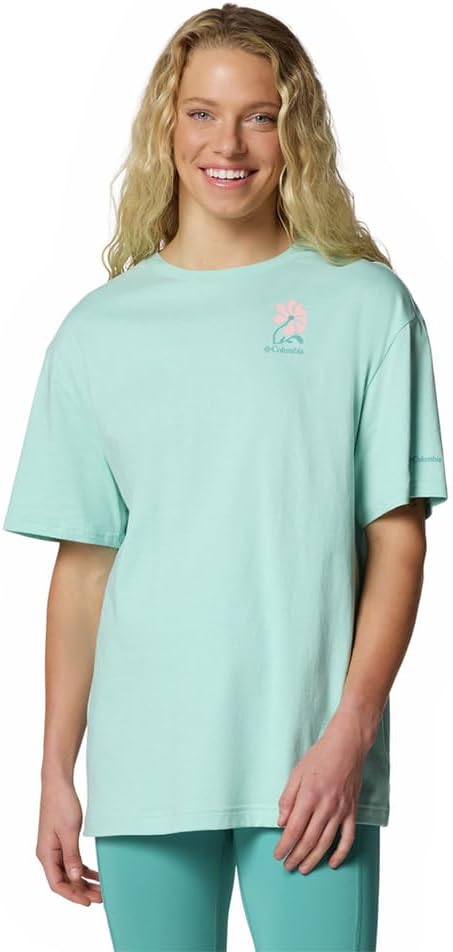 

Женская футболка Columbia Rolling Bend Graphic Oversize, Spray/Floral Fun