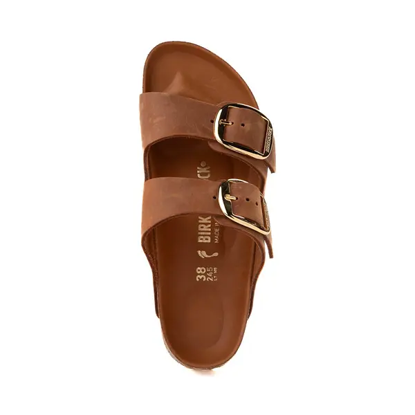 Сандалии Womens Birkenstock Arizona Big Buckle Sandal, цвет Cognac — фото 2