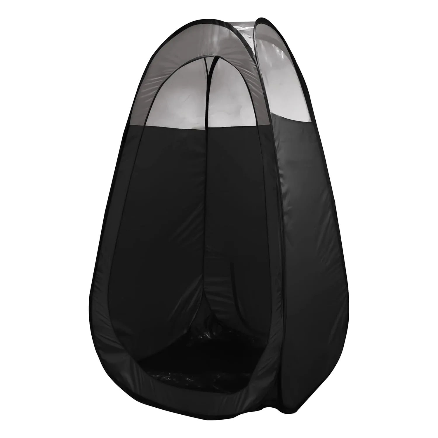 MineTan Spray Tan Folding Tent, портативная легкая палатка для автозагара, сумка для переноски, черный и 1/3 прозрачный, для профессионального и домашнего использования 1 штука (1 шт.) Minetan Body.Skin