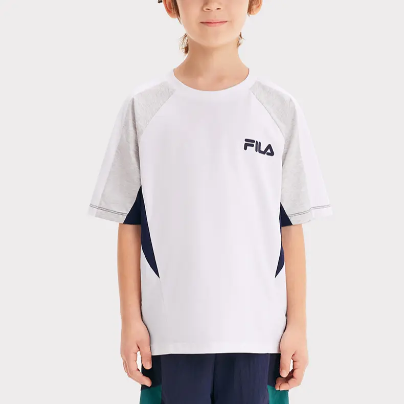 FILA KIDS Футболка стандартная white для подростков — фото 4