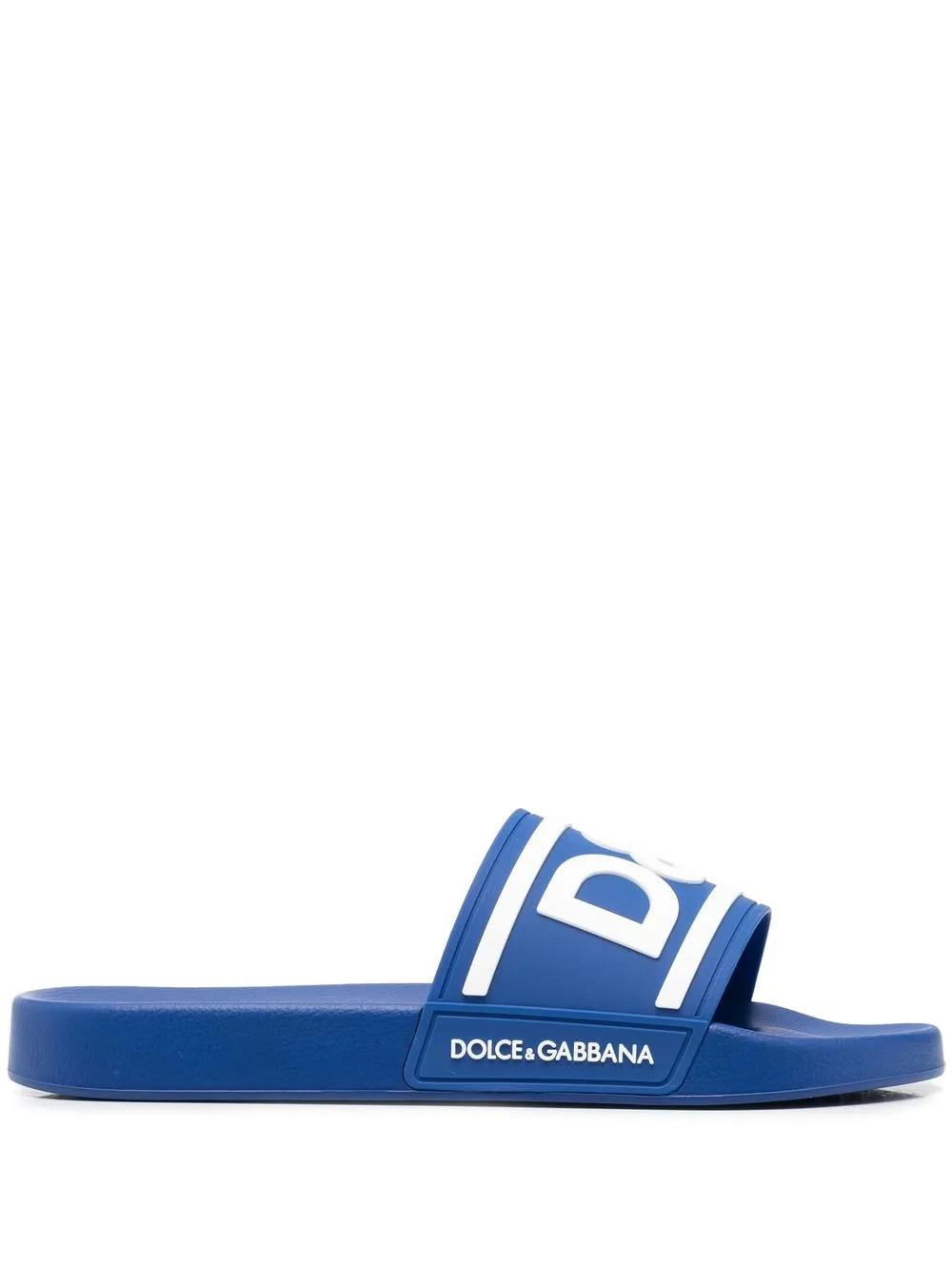 

Шлепанцы с логотипом DOLCE & GABBANA, синий