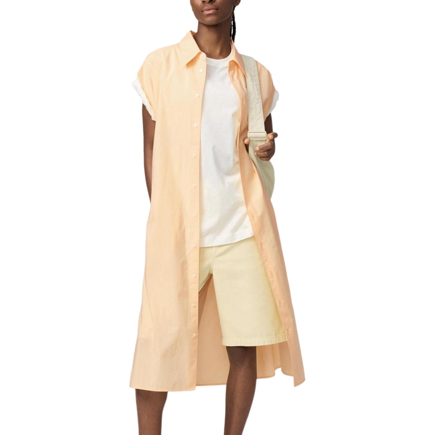 

UNIQLO Женское платье без рукавов светло-розовый оранжевый