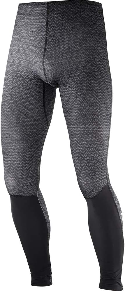 

Мужские длинные тайтсы Salomon Agile M, Black/Forged Iron