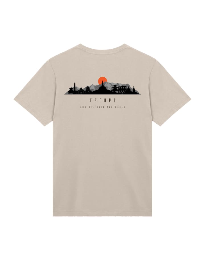 

Футболка Escape Откройте для себя мир Азиатский городок в песке F4NT4STIC