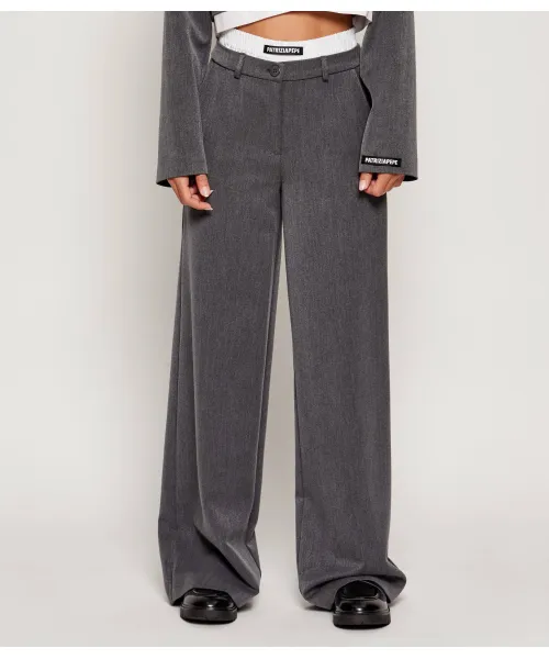

Брюки Relaxed fit Patrizia Pepe, серый