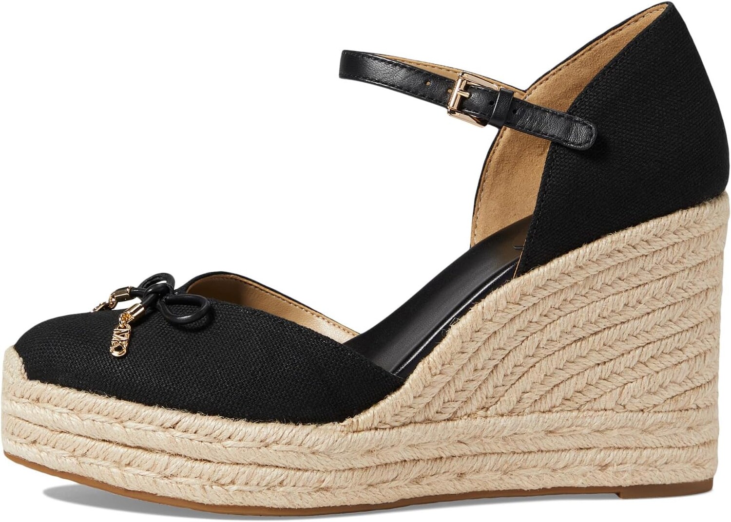 Туфли на танкетке Nori Wedge Espadrille MICHAEL Michael Kors, черный — фото 4