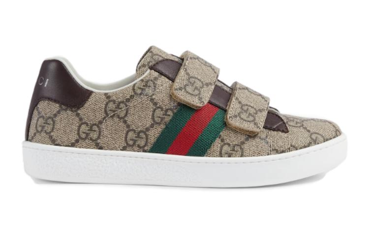 Детские кроссовки Ace GG Supreme GUCCI, коричневый — фото 3