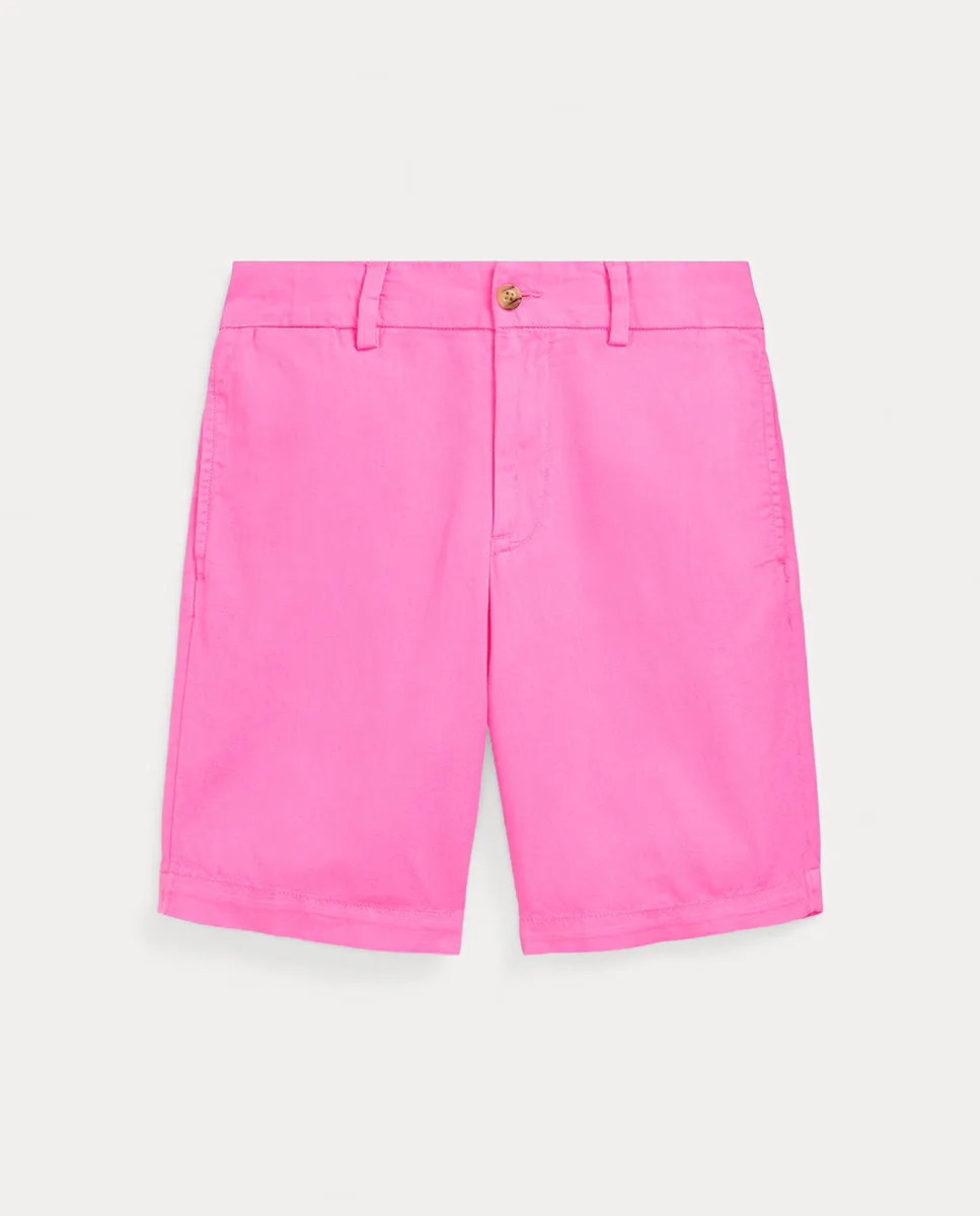 

Шорты-бермуды для мальчиков из смесового льна и хлопка Polo Ralph Lauren, цвет Rosa