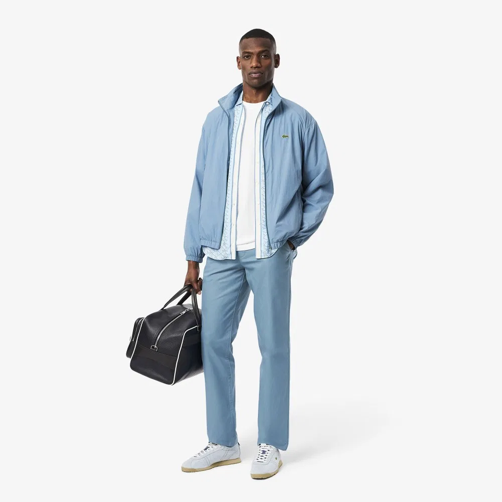 Мужские чиносы регулярного кроя синие от Lacoste — фото 4