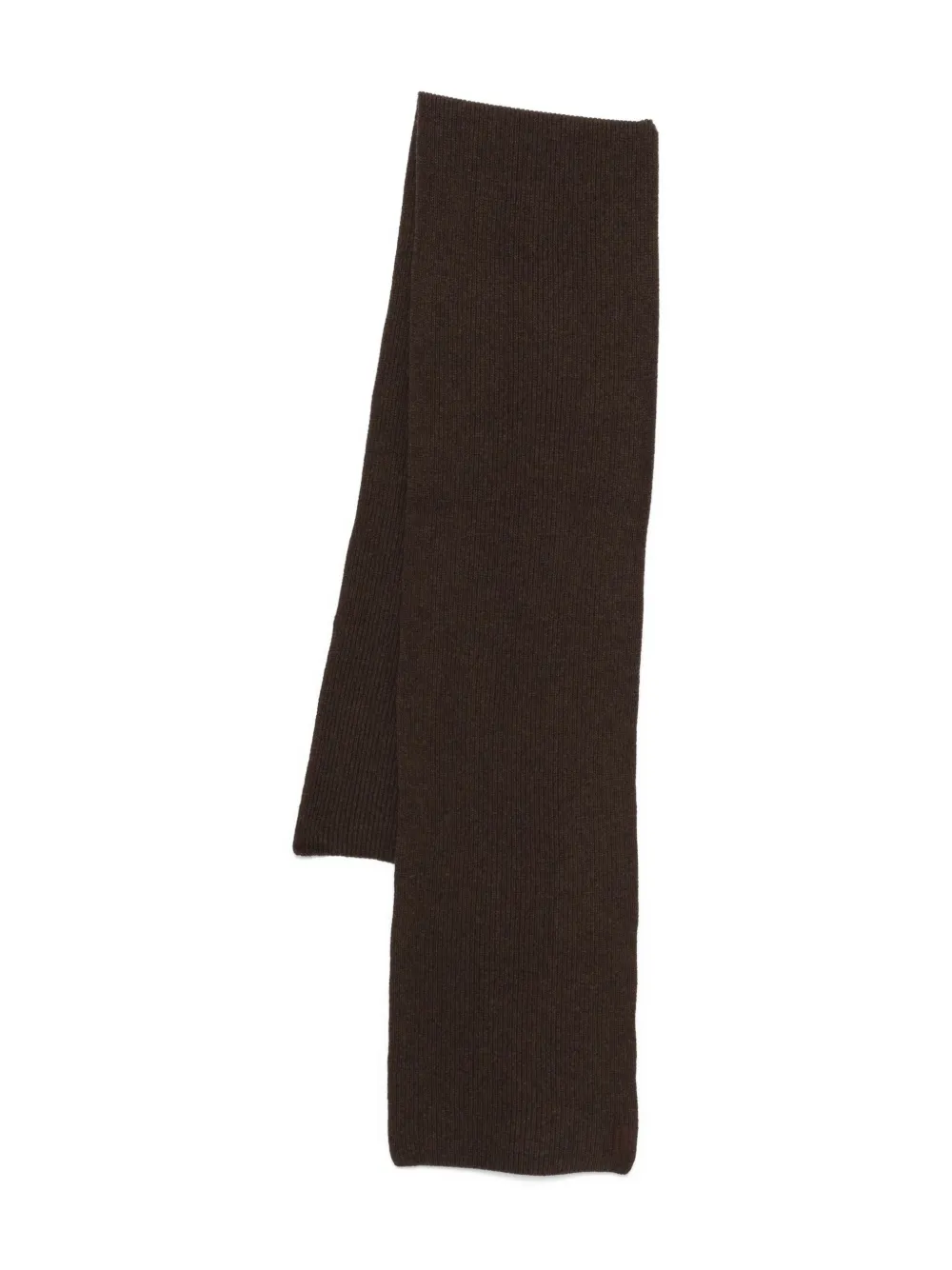 

Шарф в рубчик Paul & Shark, коричневый