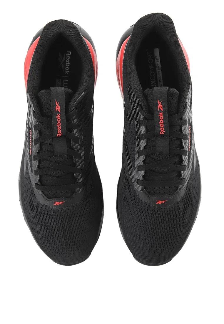 Кроссовки мужские спортивные Flex Trainer Reebok, черный/красный/серый — фото 4