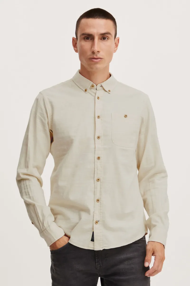 

Рубашка с длинными рукавами из смесового материала "BLEND BHShirt", кремовый