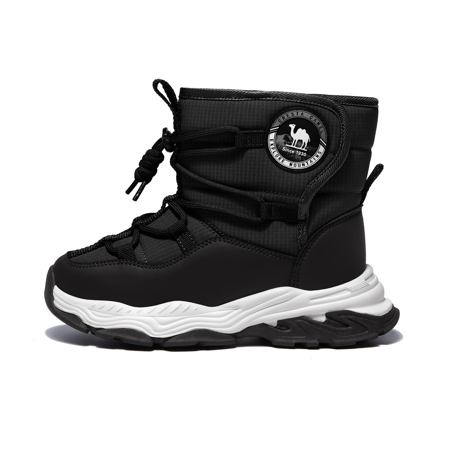 

Высокие утепленные ботинки Kids' Slip Resistant Abrasion Resistant CAMEL, черный