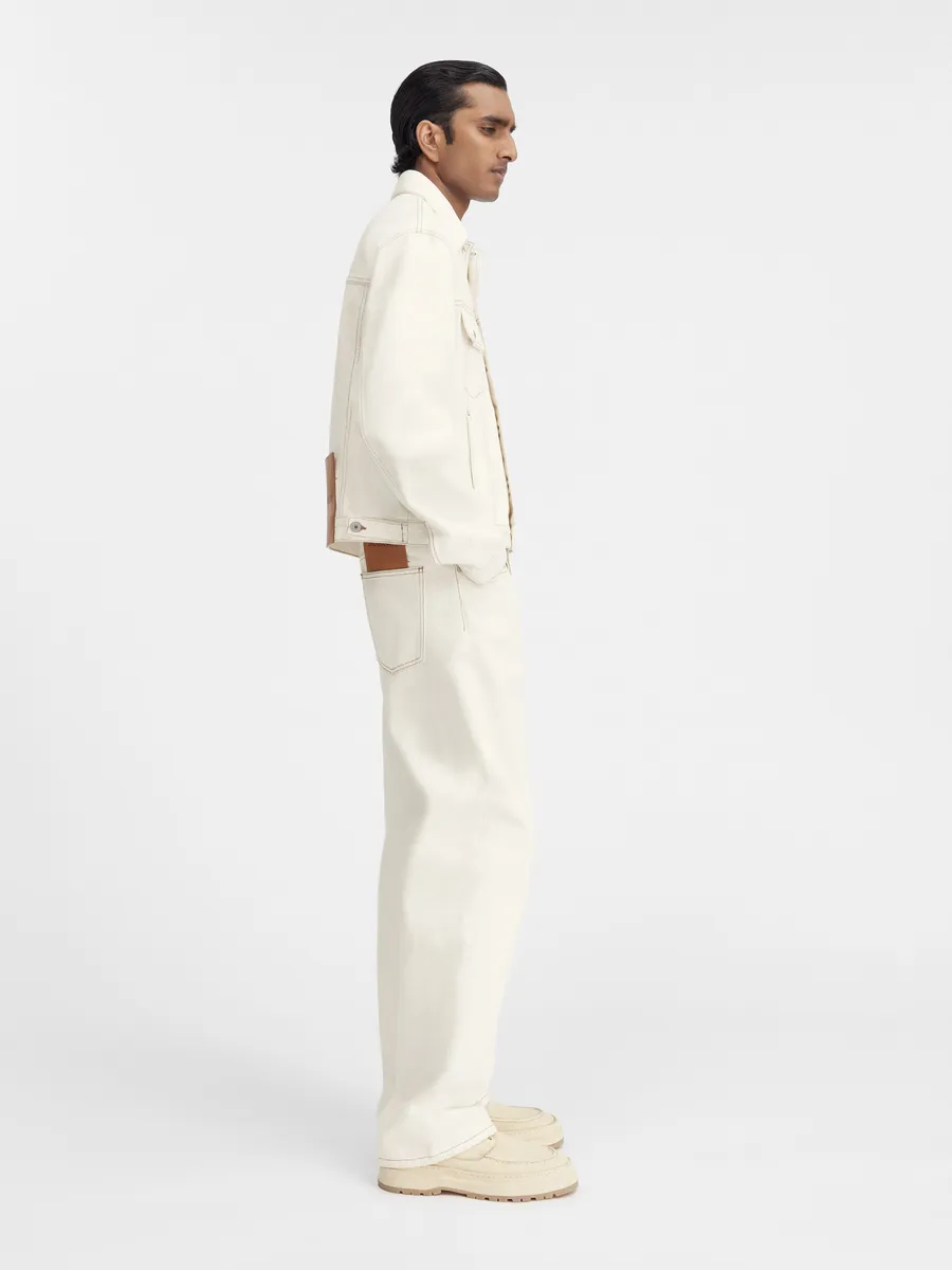 

Джинсовая куртка Вест де-Ним Jacquemus, кремовый/табачный