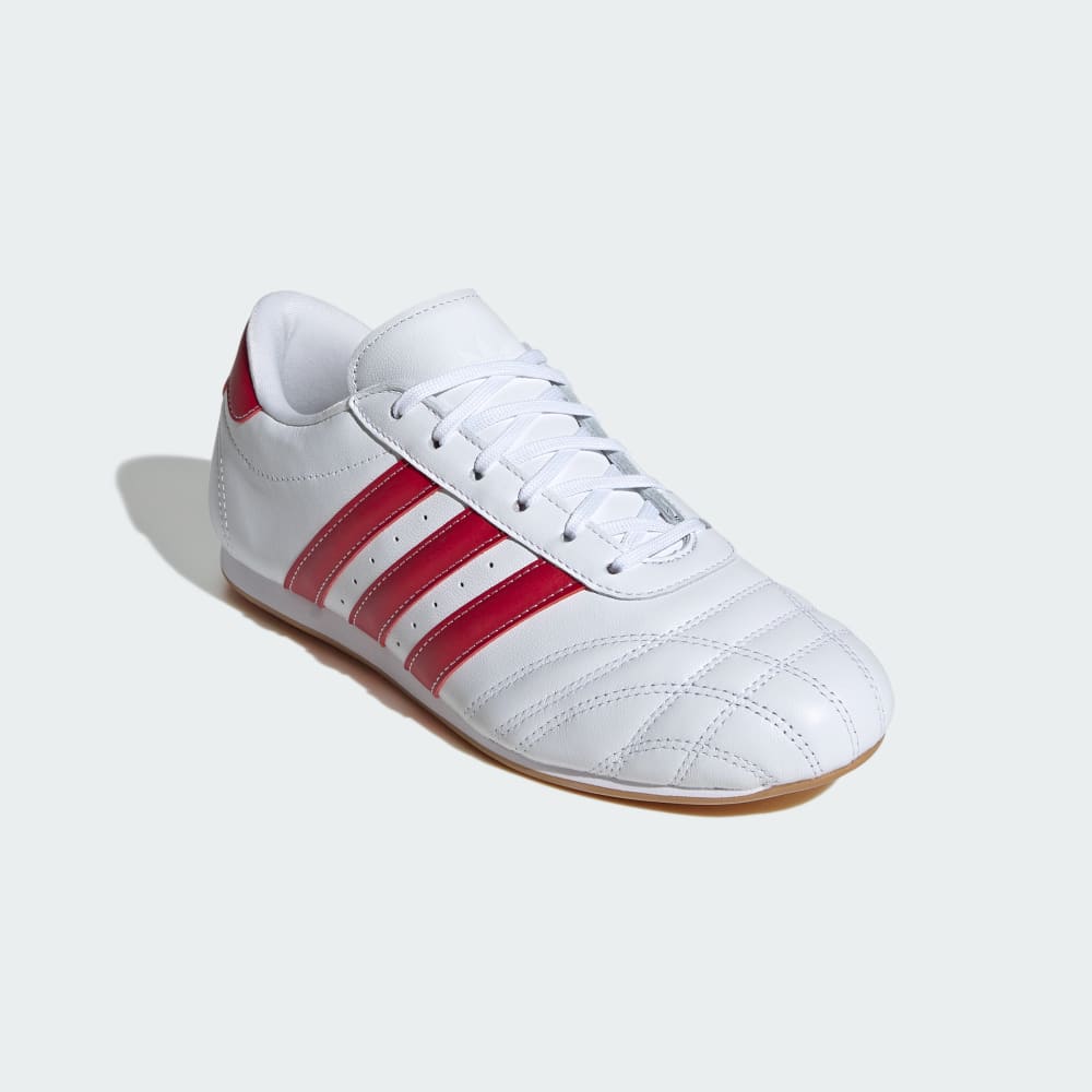 Кроссовки Adidas Taekwondo Lace Shoes, цвет Cloud White/Team Victory Red/Gum — фото 4