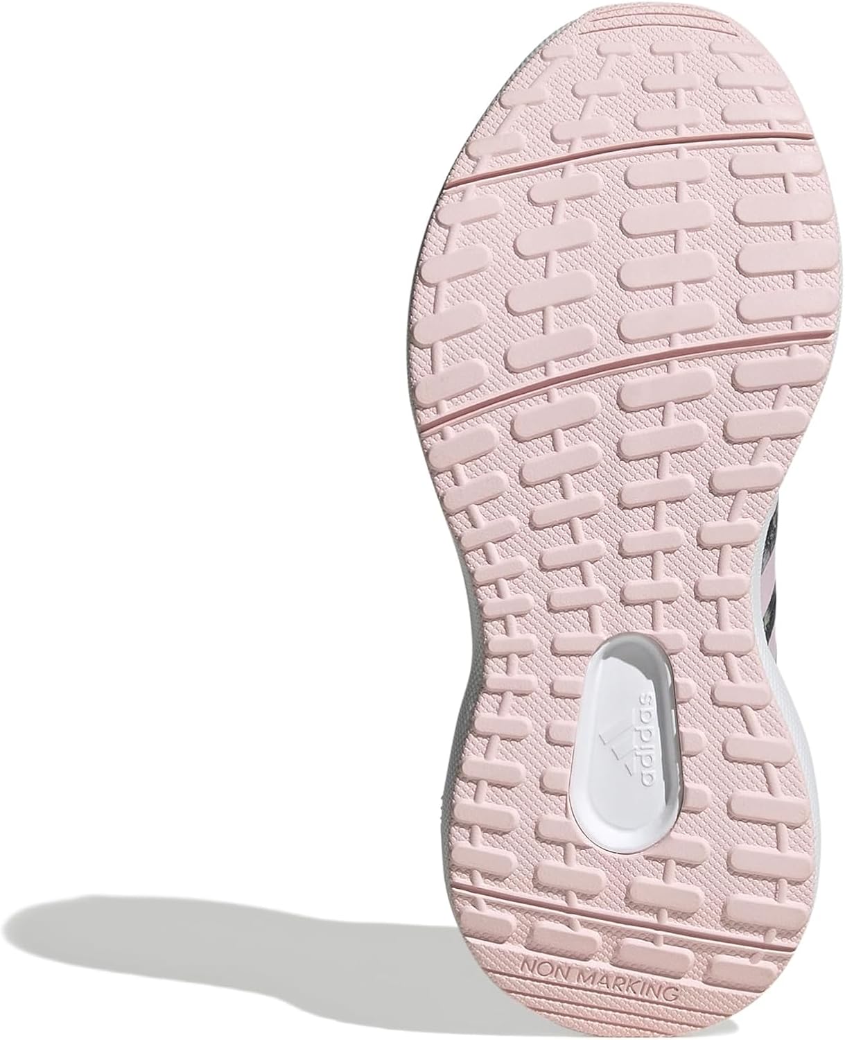 Кроссовки Adidas Unisex-Child Fortarun 2.0 для бега, белый/черный/розовый — фото 3