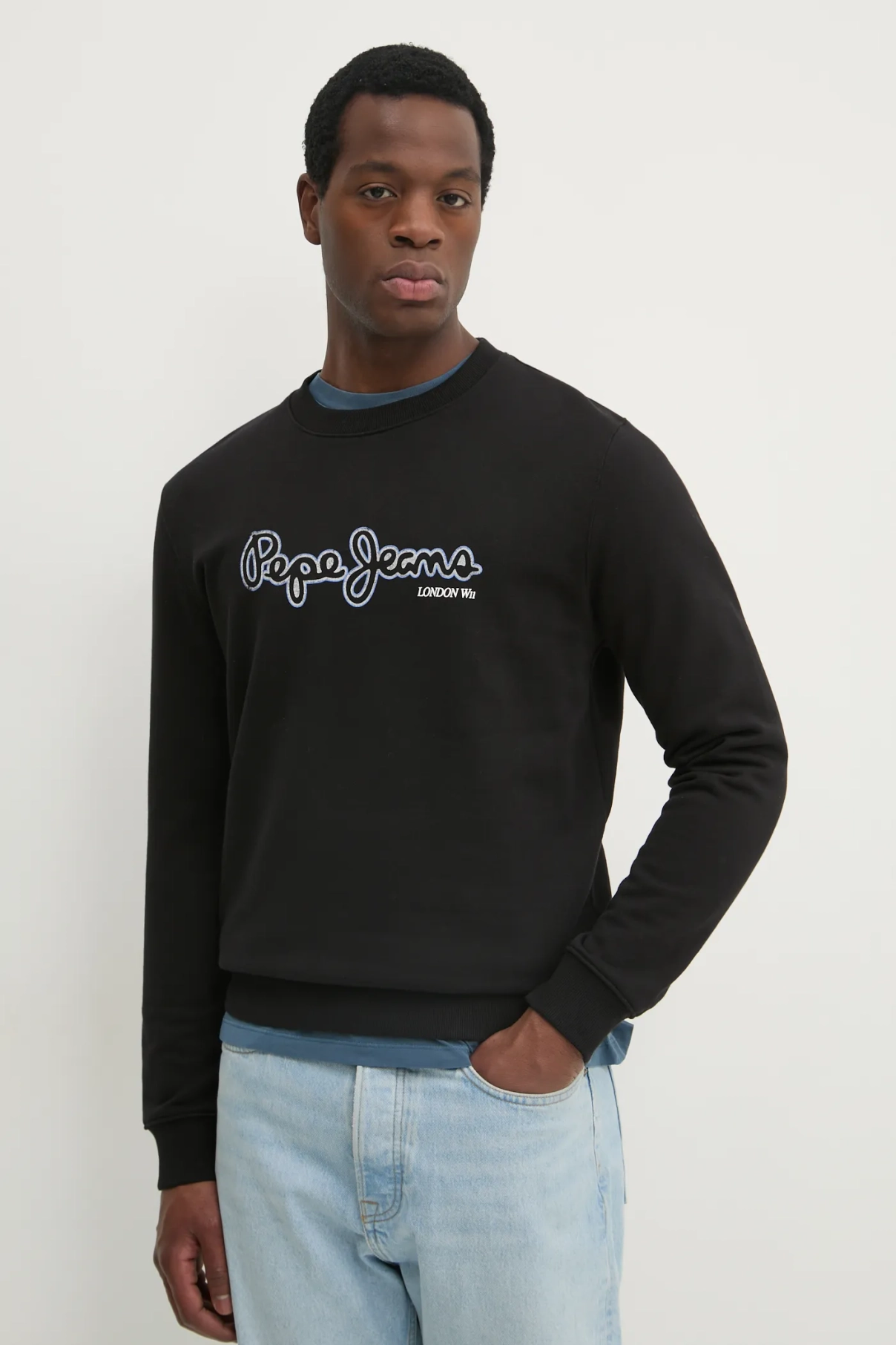 

DORIAN CREW хлопковая толстовка Pepe Jeans, черный